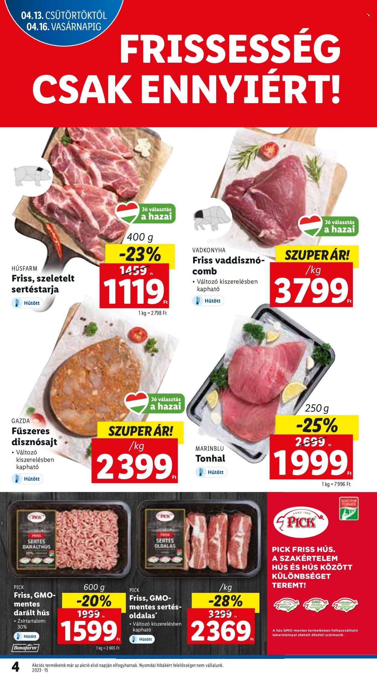 Lidl akciós újságok - 2023.04.13 - 2023.04.19. Oldal 4