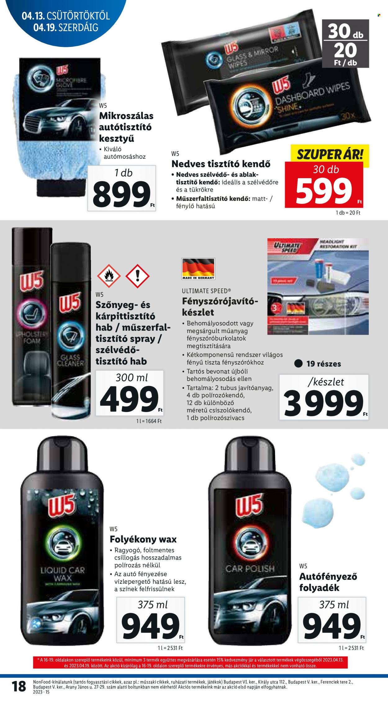 Lidl akciós újságok - 2023.04.13 - 2023.04.19. Oldal 18