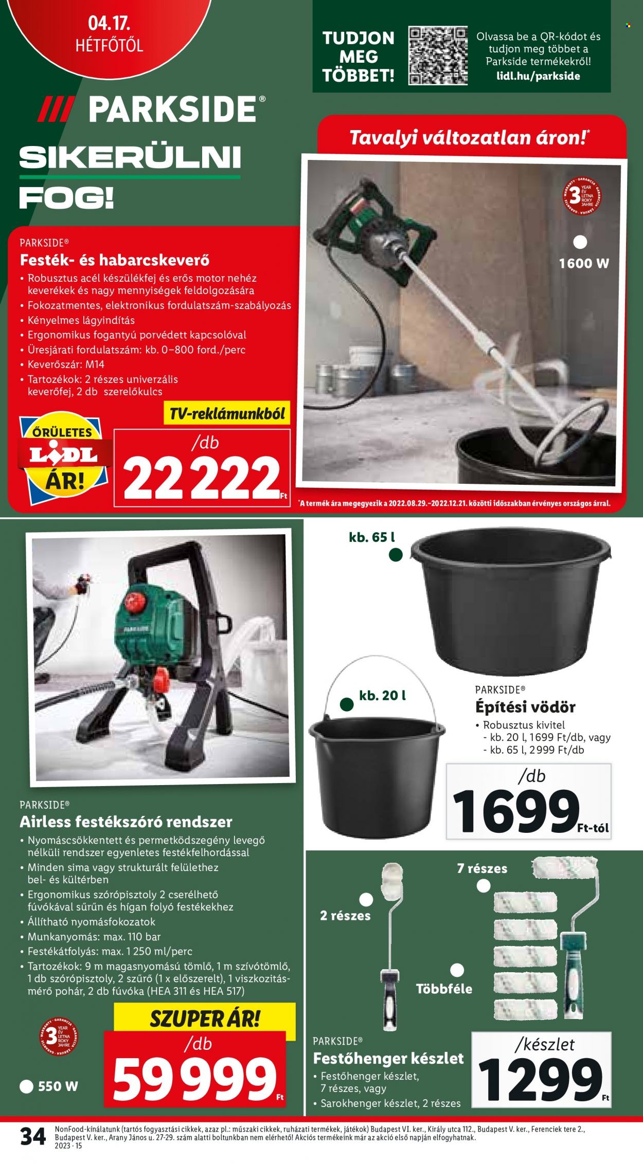 Lidl akciós újságok - 2023.04.13 - 2023.04.19. Oldal 34