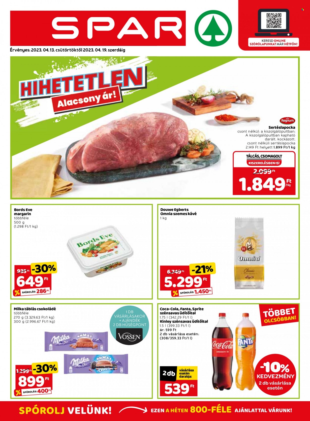 SPAR akciós újságok - 2023.04.13 - 2023.04.19. Oldal 1