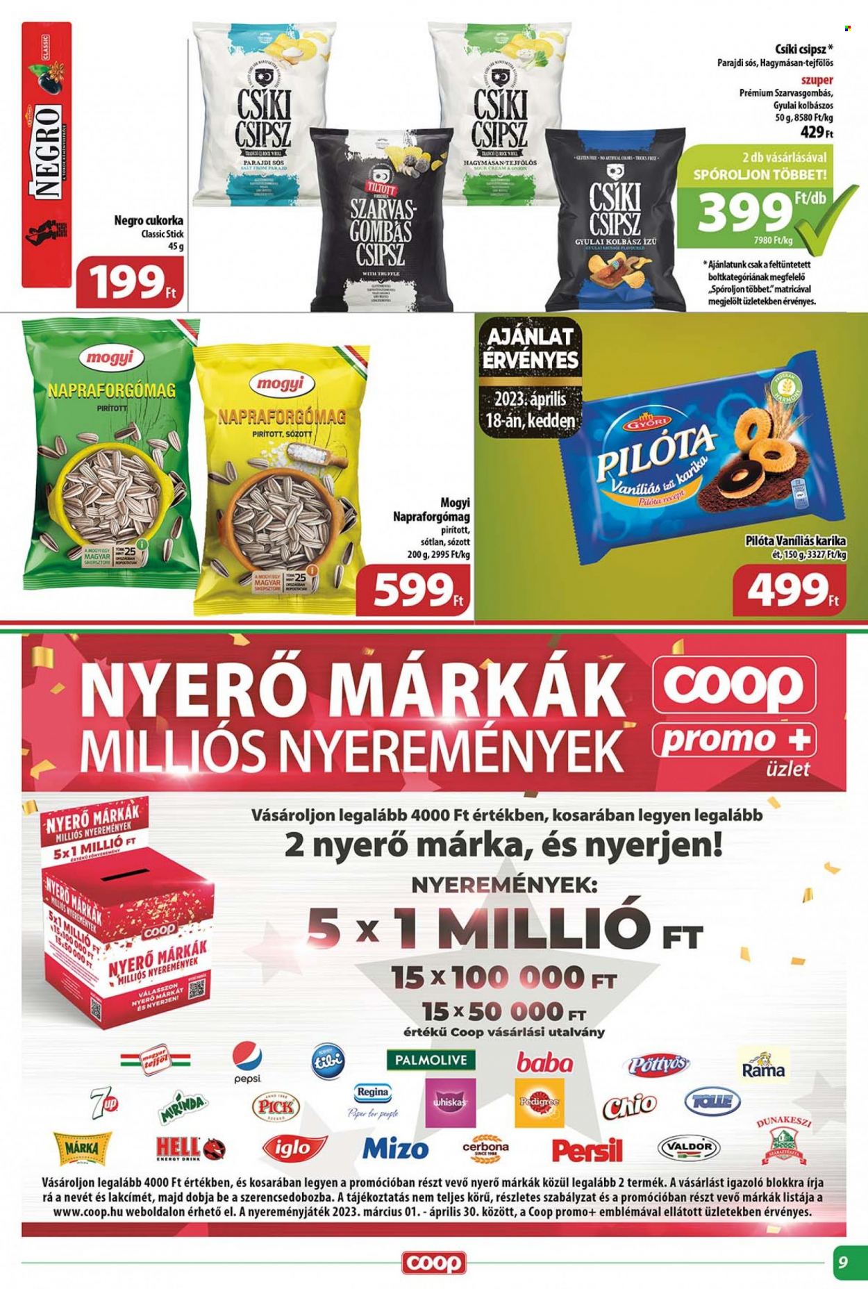 Coop akciós újságok - 2023.04.12 - 2023.04.18. Oldal 9