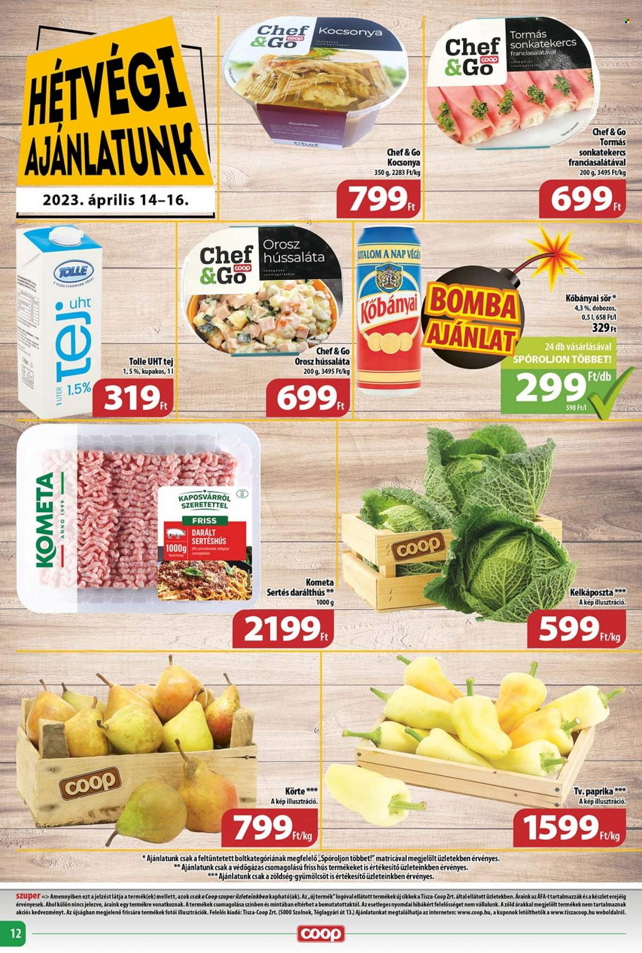 Coop akciós újságok - 2023.04.12 - 2023.04.18. Oldal 12