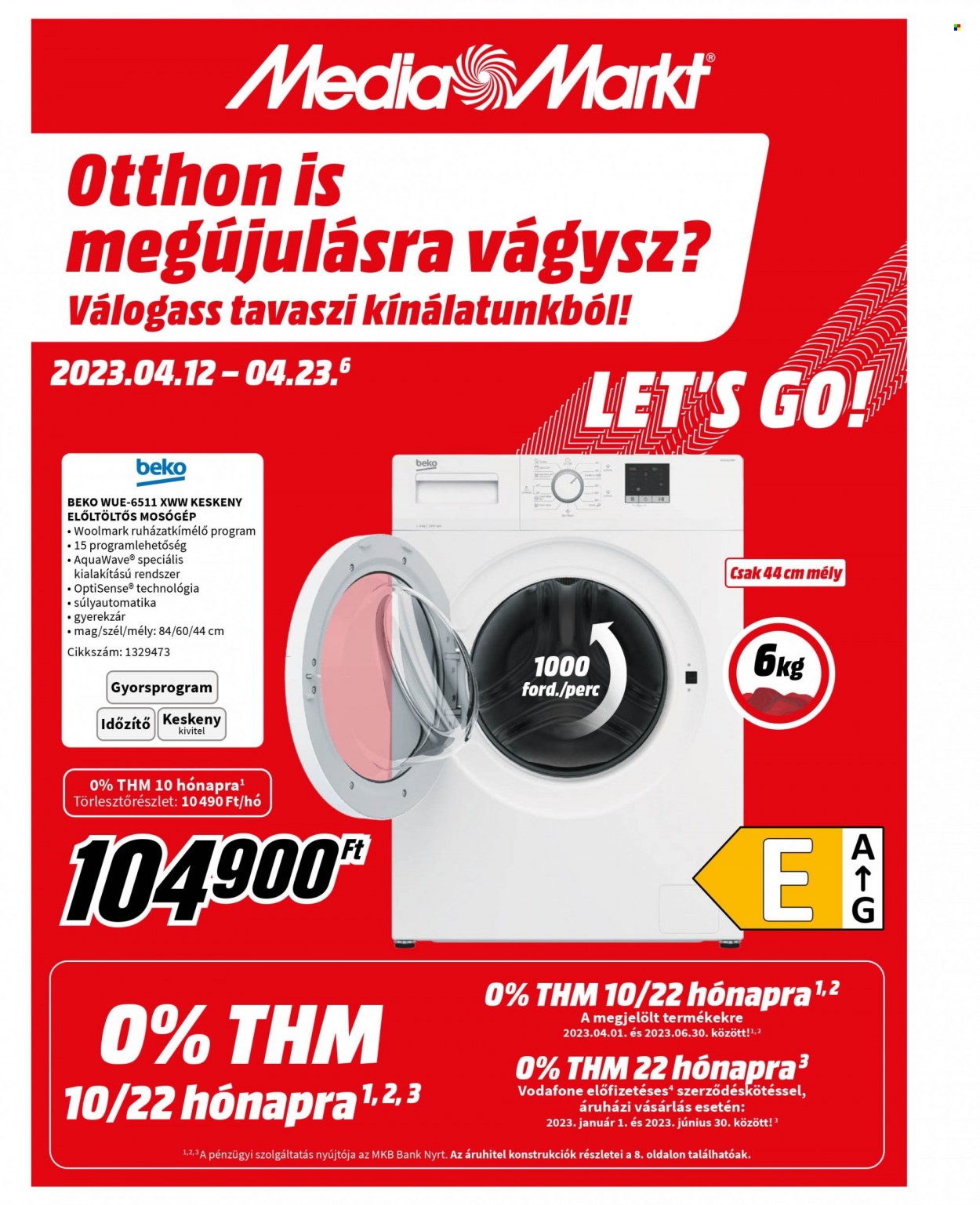 MediaMarkt akciós újságok - 2023.04.12 - 2023.04.23. Oldal 1