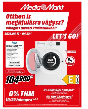 Újság MediaMarkt - 2023.04.12 - 2023.04.23.