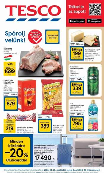 Újság TESCO - 2023.04.20 - 2023.04.26.