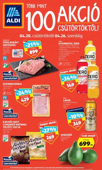 Újság Aldi - 2023.04.20 - 2023.04.26.