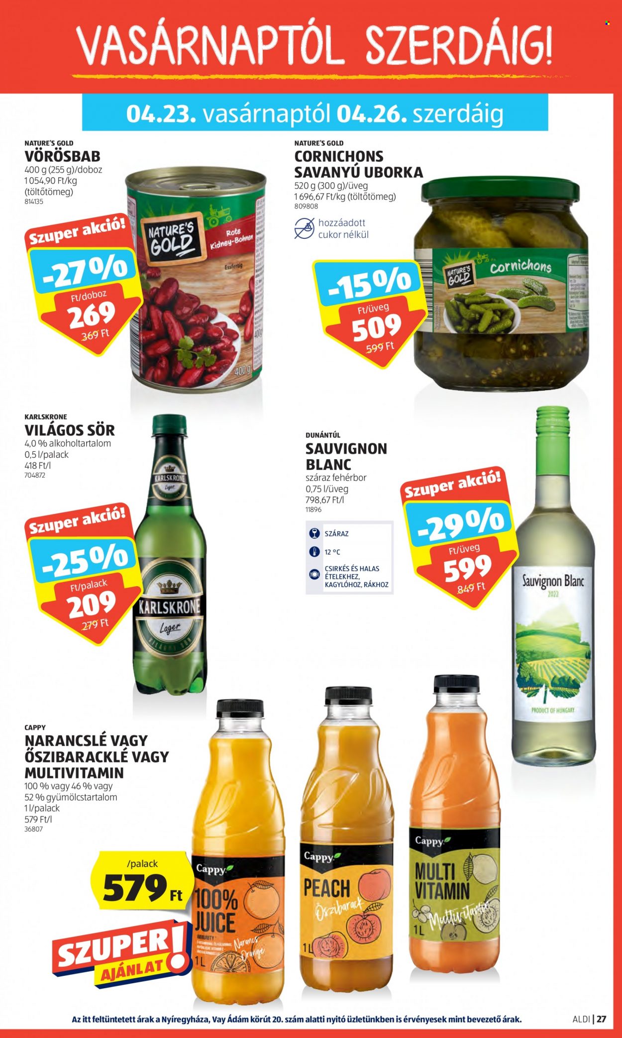 Aldi akciós újságok - 2023.04.20 - 2023.04.26. Oldal 29