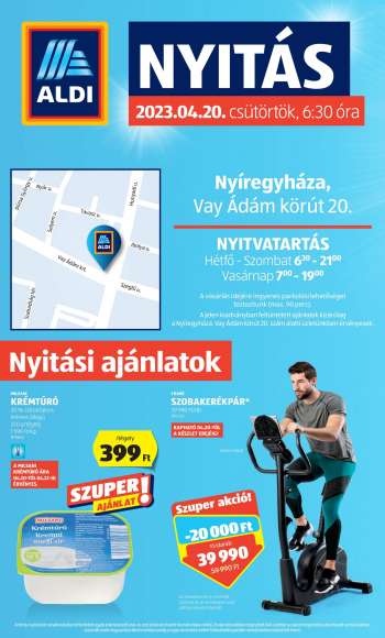 Újság Aldi.