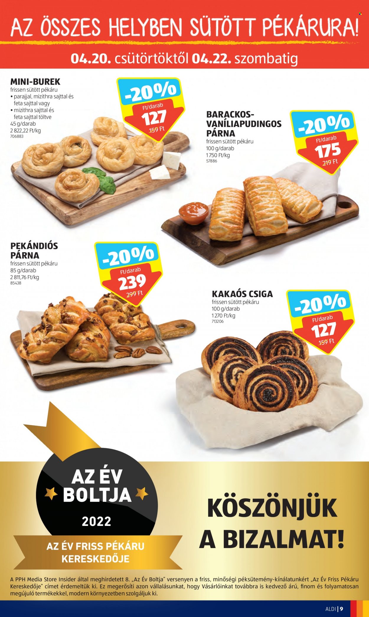 Aldi akciós újságok. Oldal 9