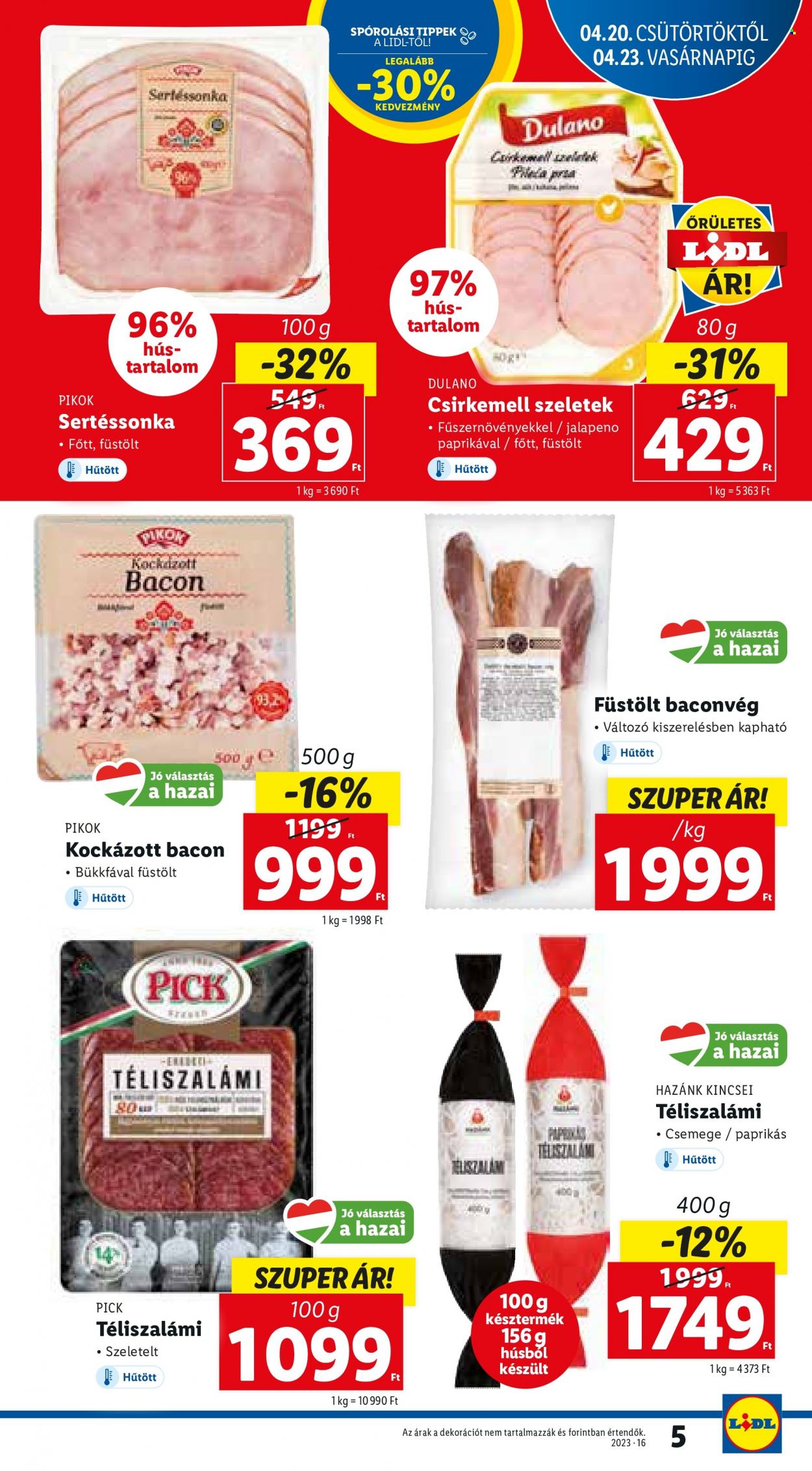 Lidl akciós újságok - 2023.04.20 - 2023.04.26. Oldal 5