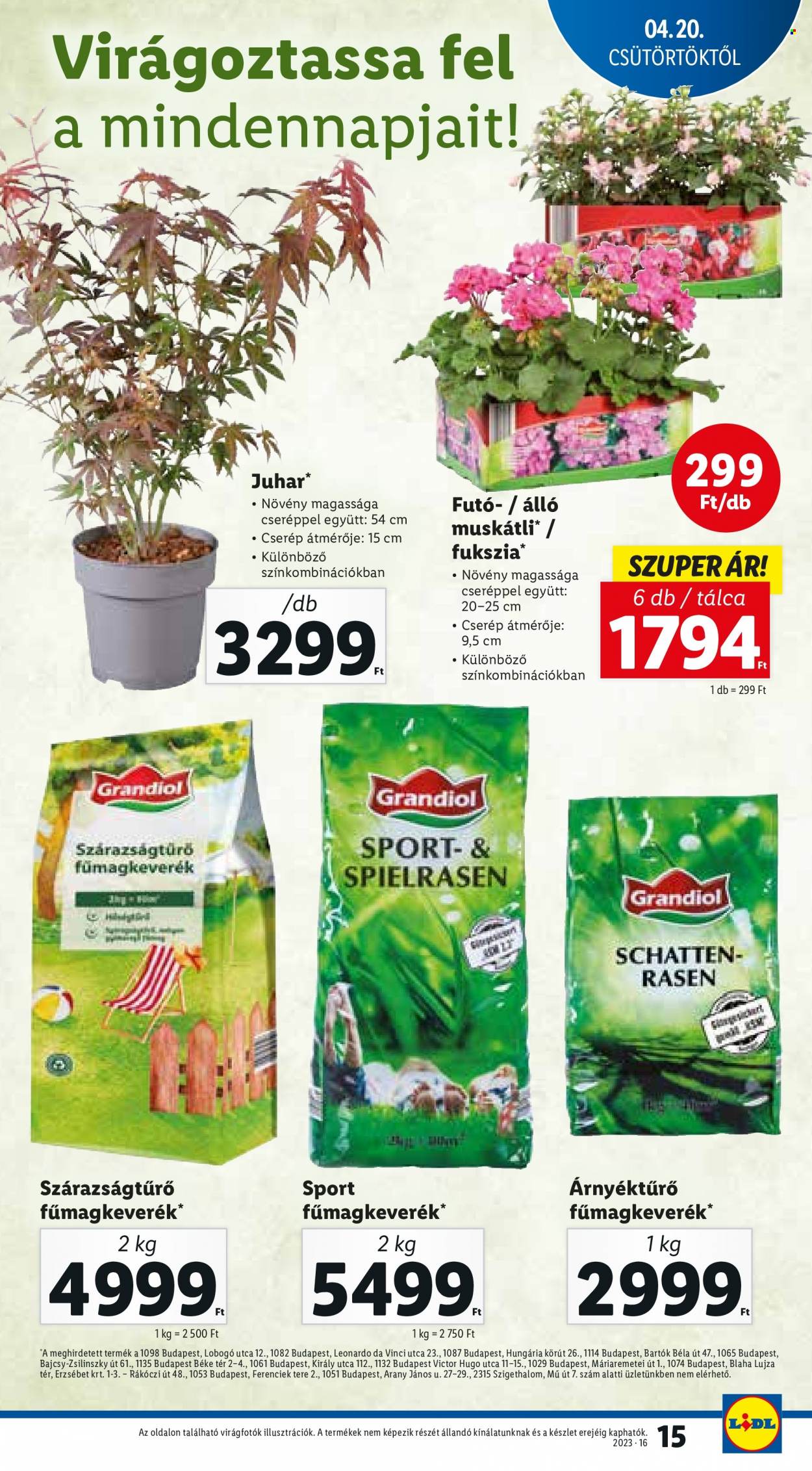 Lidl akciós újságok - 2023.04.20 - 2023.04.26. Oldal 15