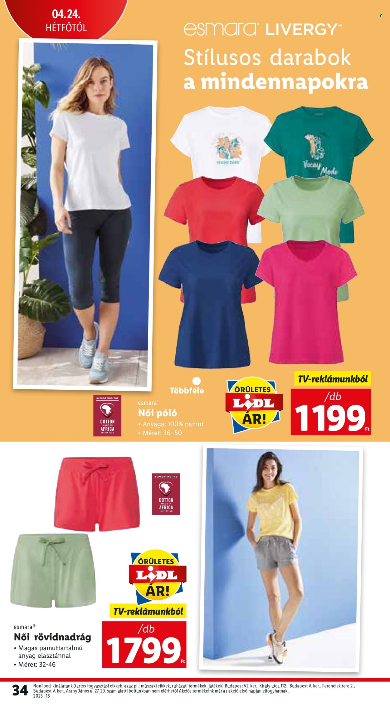 Lidl akciós újságok - 2023.04.20 - 2023.04.26. Oldal 34