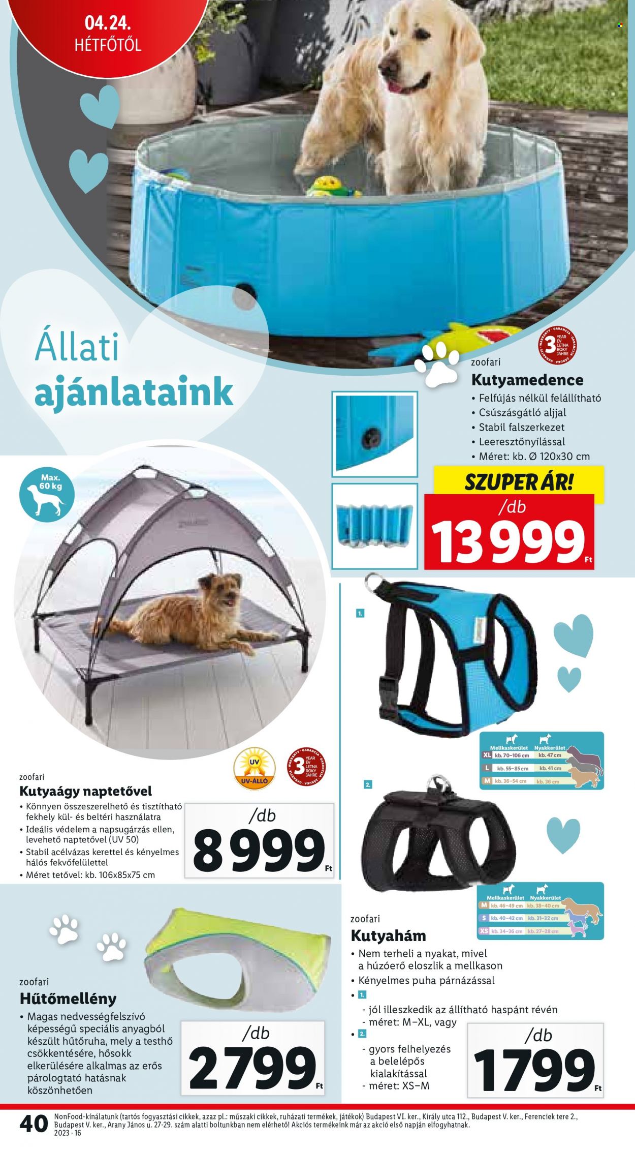 Lidl akciós újságok - 2023.04.20 - 2023.04.26. Oldal 40