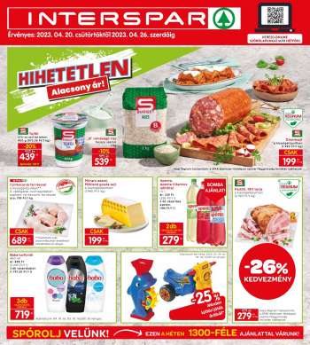 Újság INTERSPAR - 2023.04.20 - 2023.04.26.