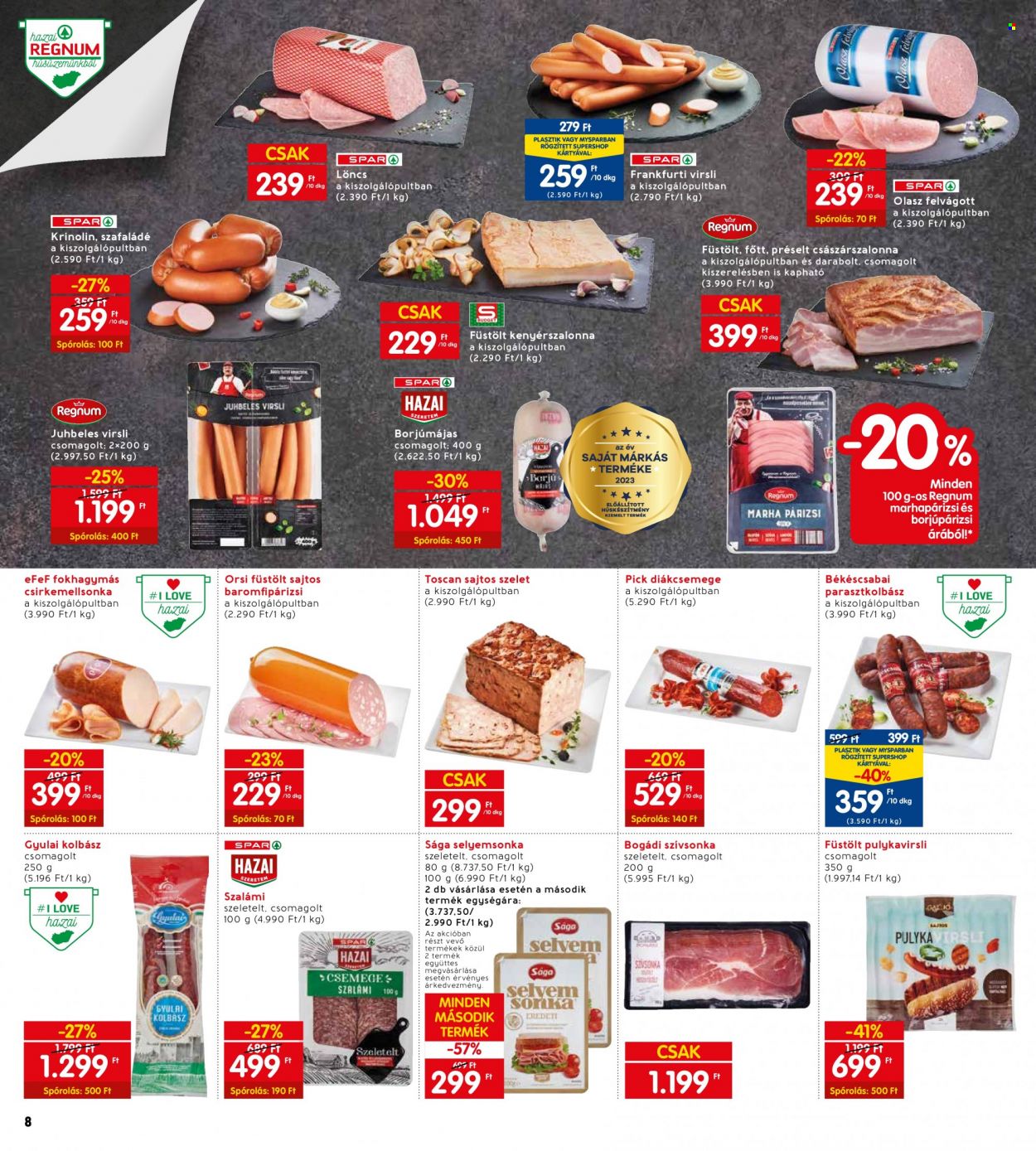 INTERSPAR akciós újságok - 2023.04.20 - 2023.04.26. Oldal 12