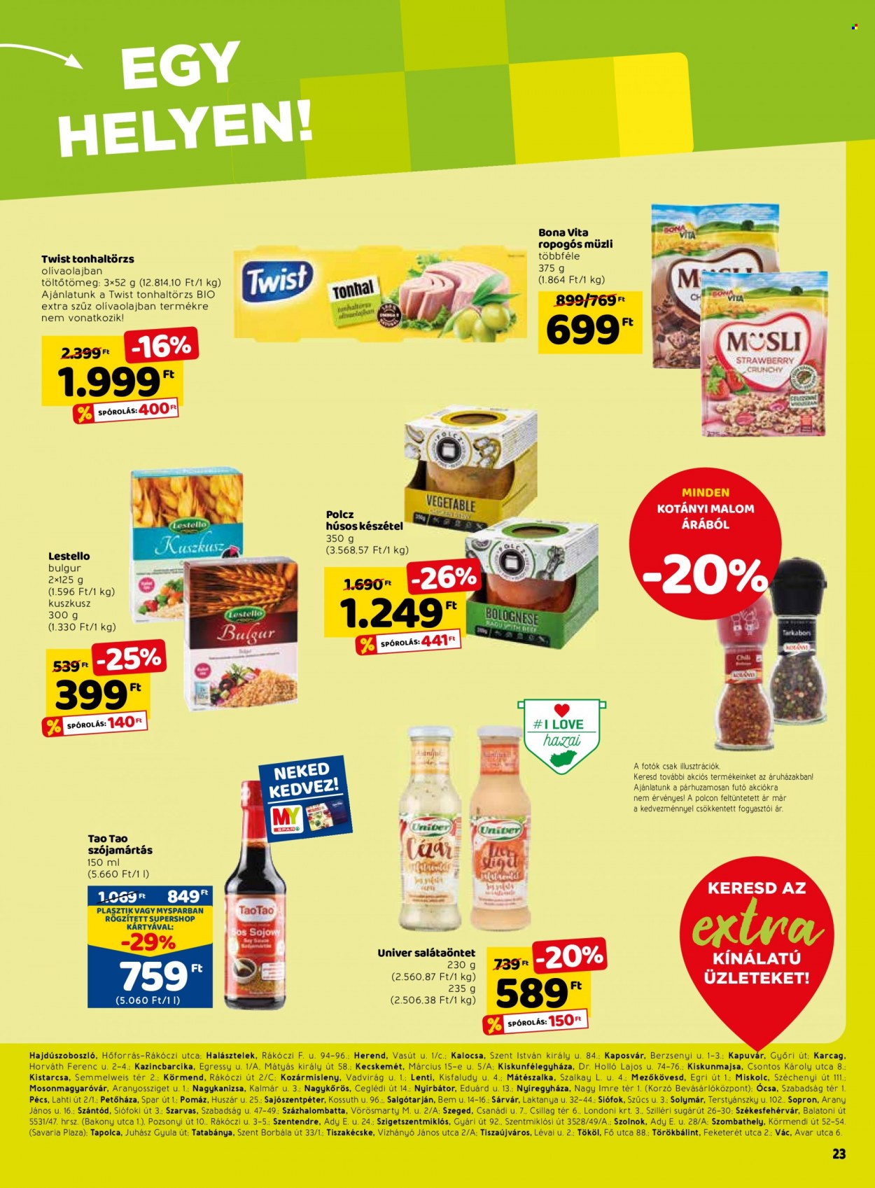 SPAR akciós újságok - 2023.04.20 - 2023.04.26. Oldal 4