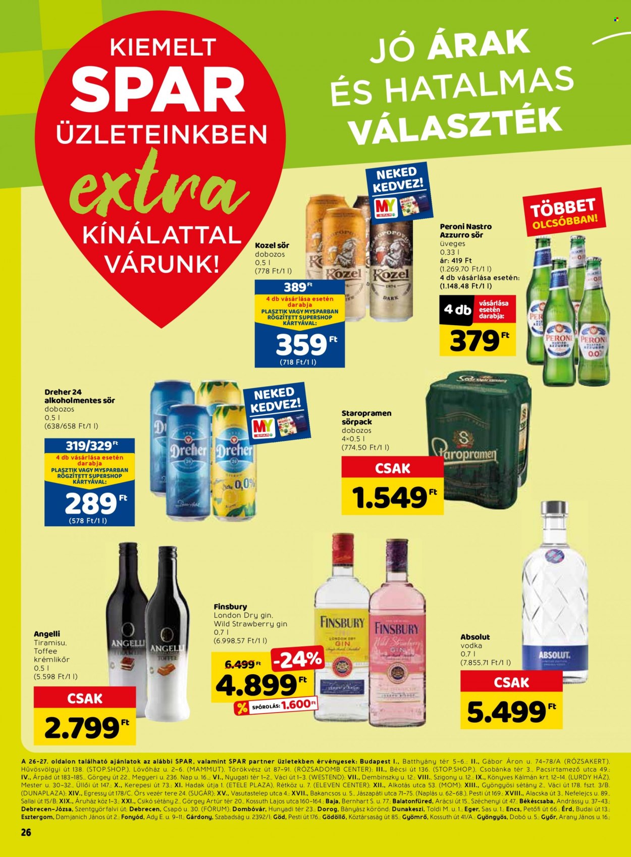 SPAR akciós újságok - 2023.04.20 - 2023.04.26. Oldal 7