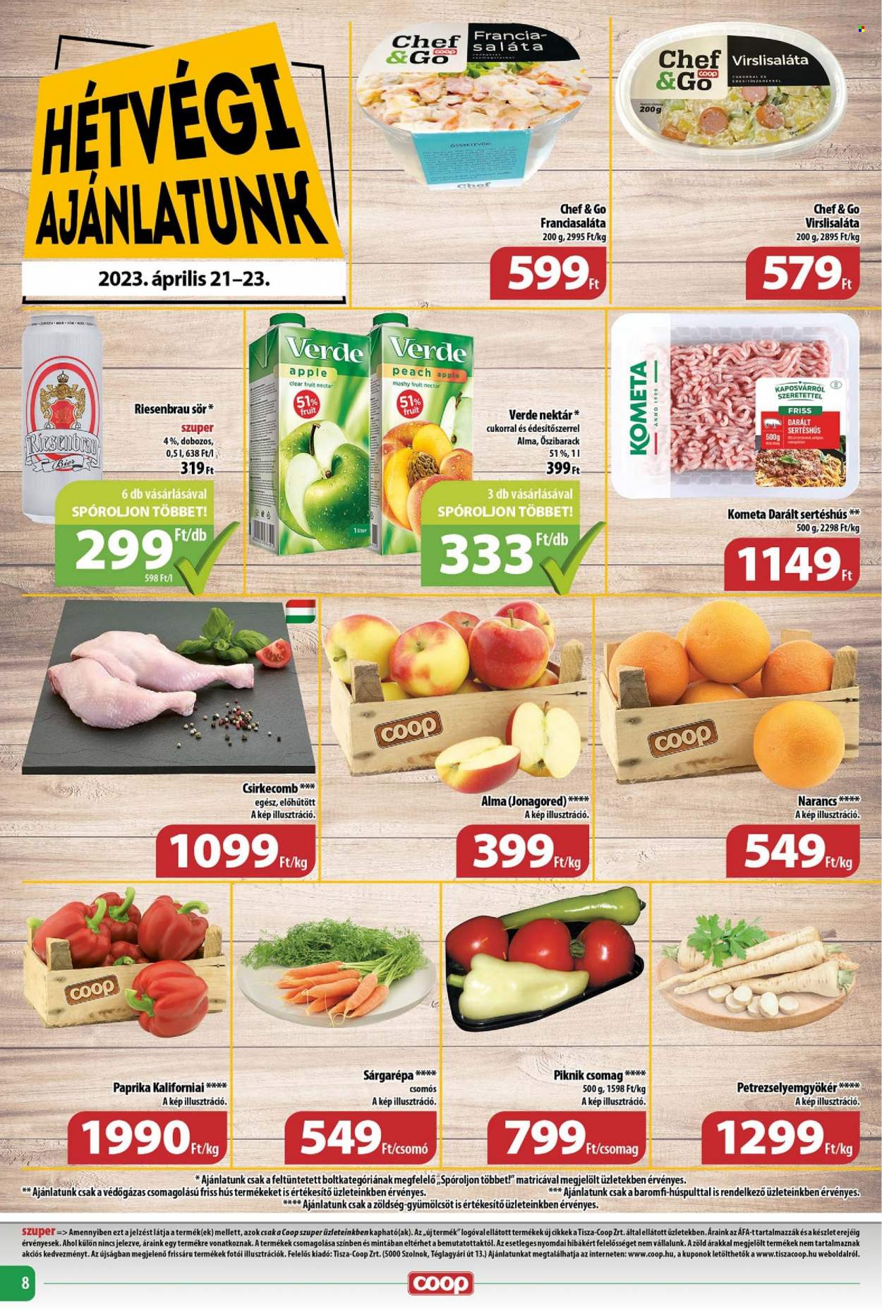 Coop akciós újságok - 2023.04.19 - 2023.04.25. Oldal 8