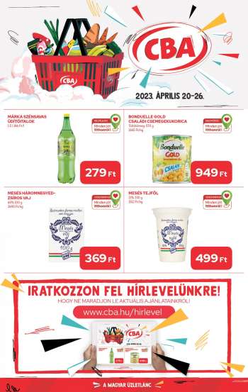 Újság CBA - 2023.04.20 - 2023.04.26.