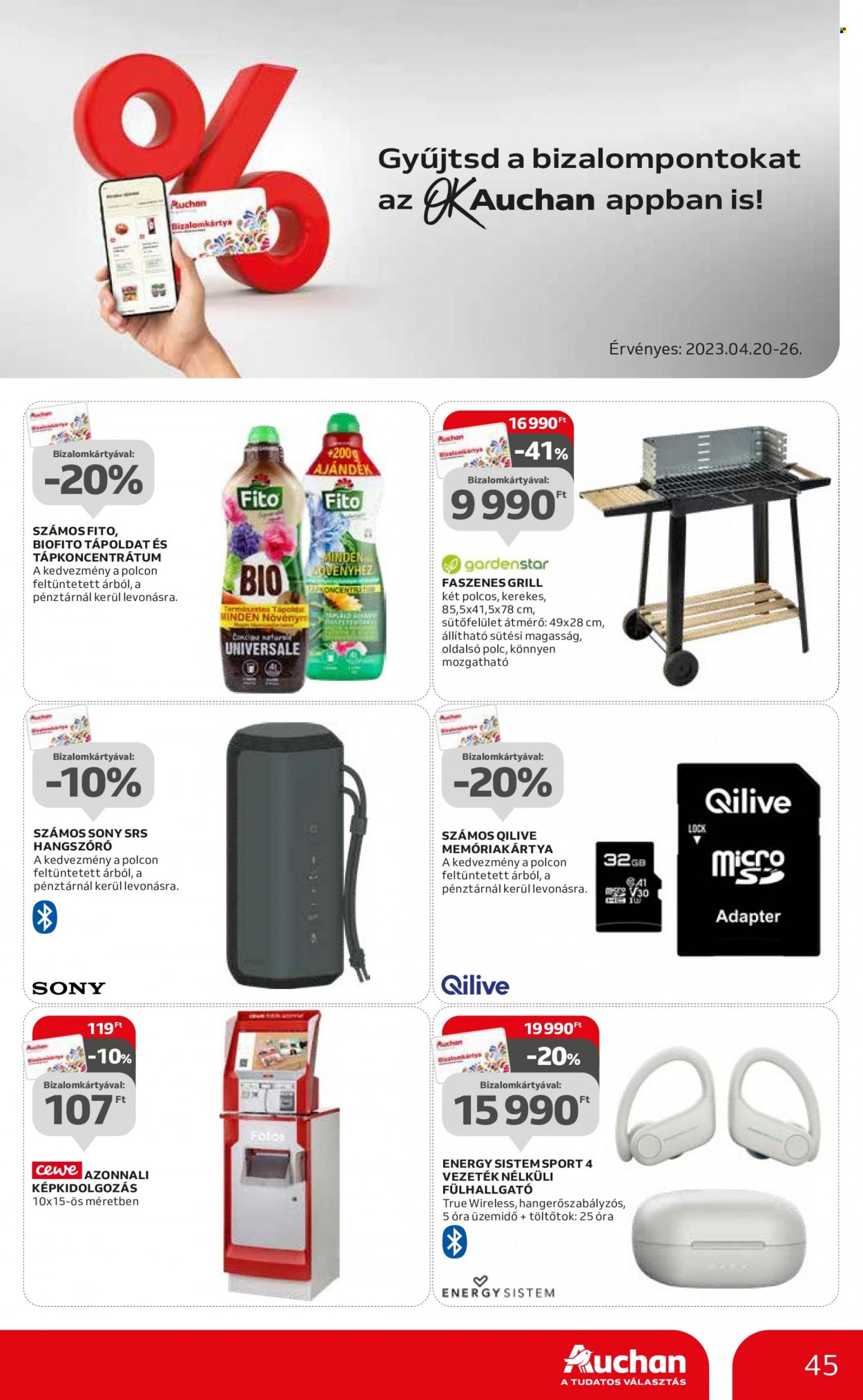Auchan akciós újságok - 2023.04.20 - 2023.04.26. Oldal 45