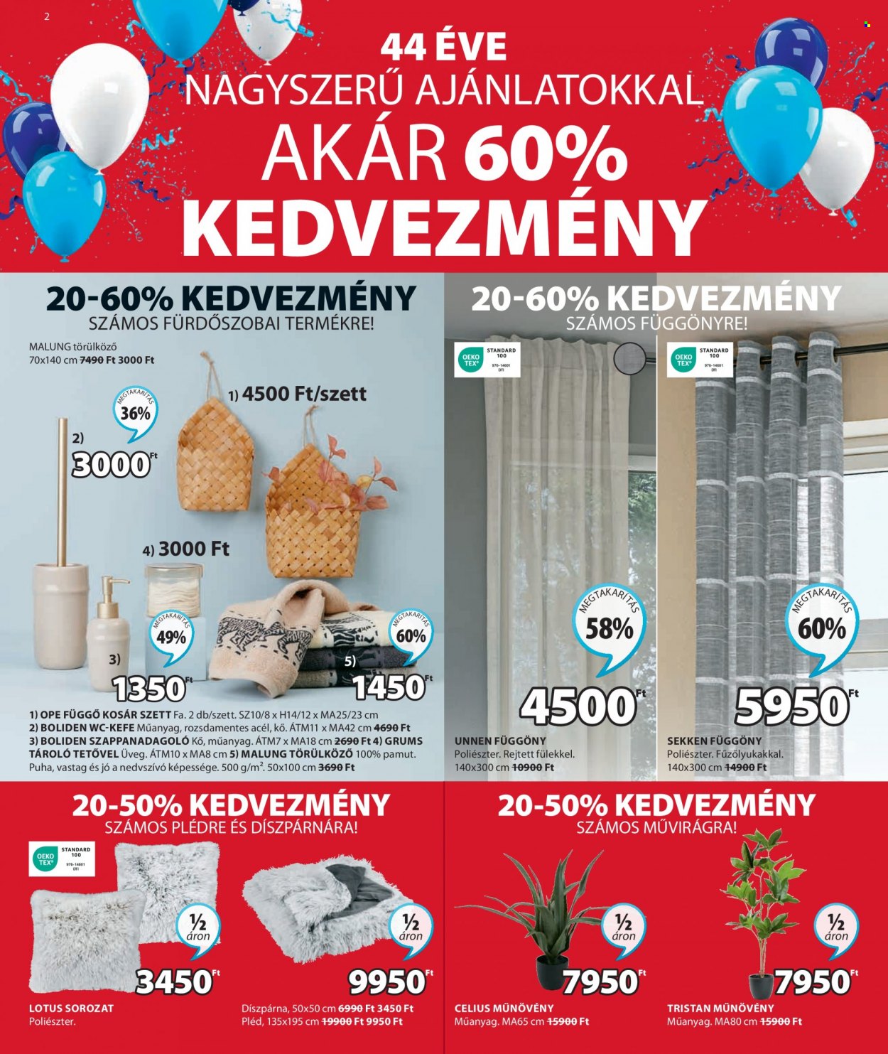 JYSK akciós újságok - 2023.04.19 - 2023.05.21. Oldal 2