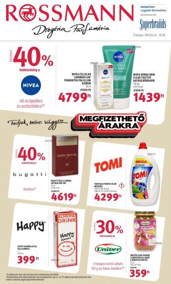Újság Rossmann - 2023.04.24 - 2023.05.05.