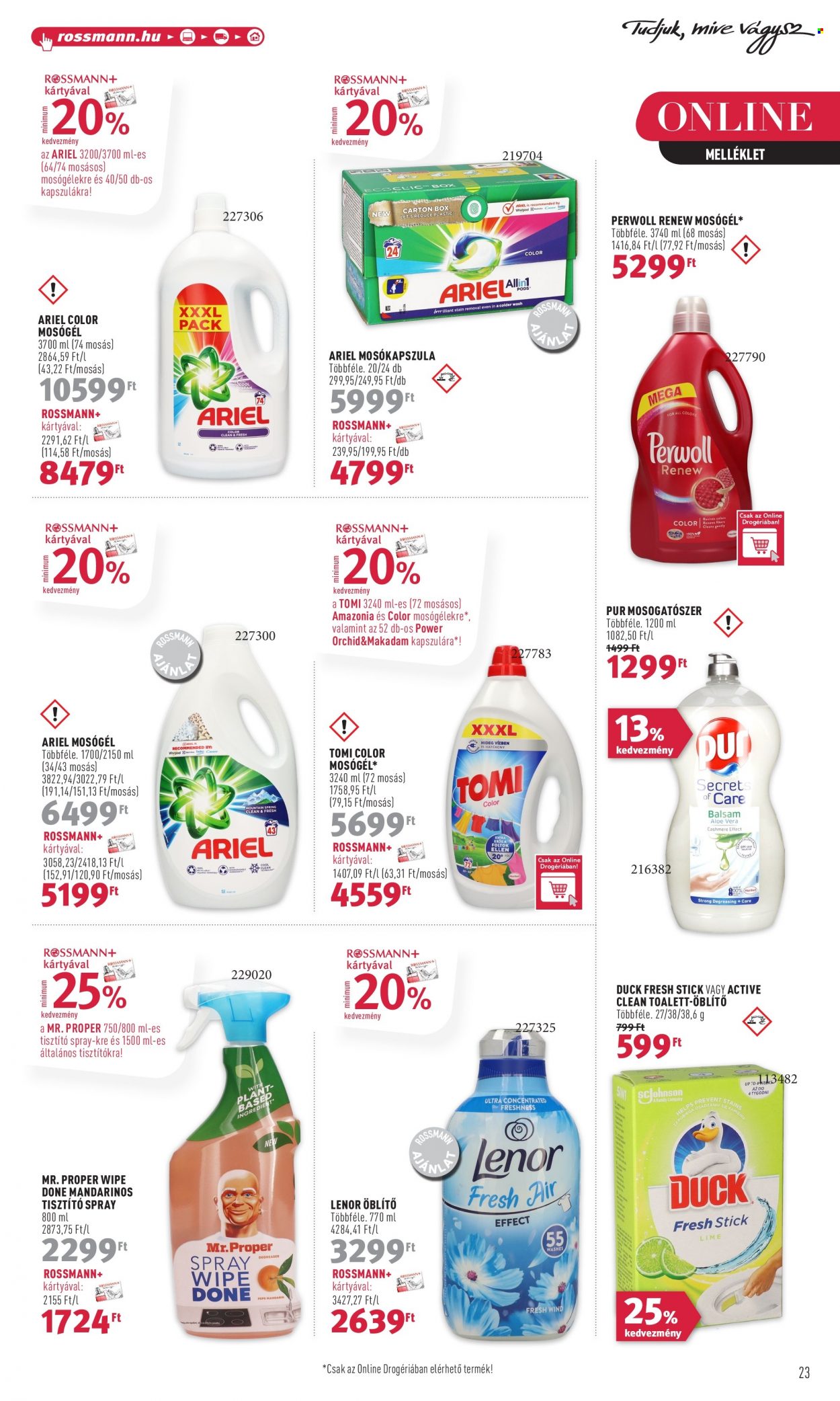 Rossmann akciós újságok - 2023.04.24 - 2023.05.05. Oldal 25
