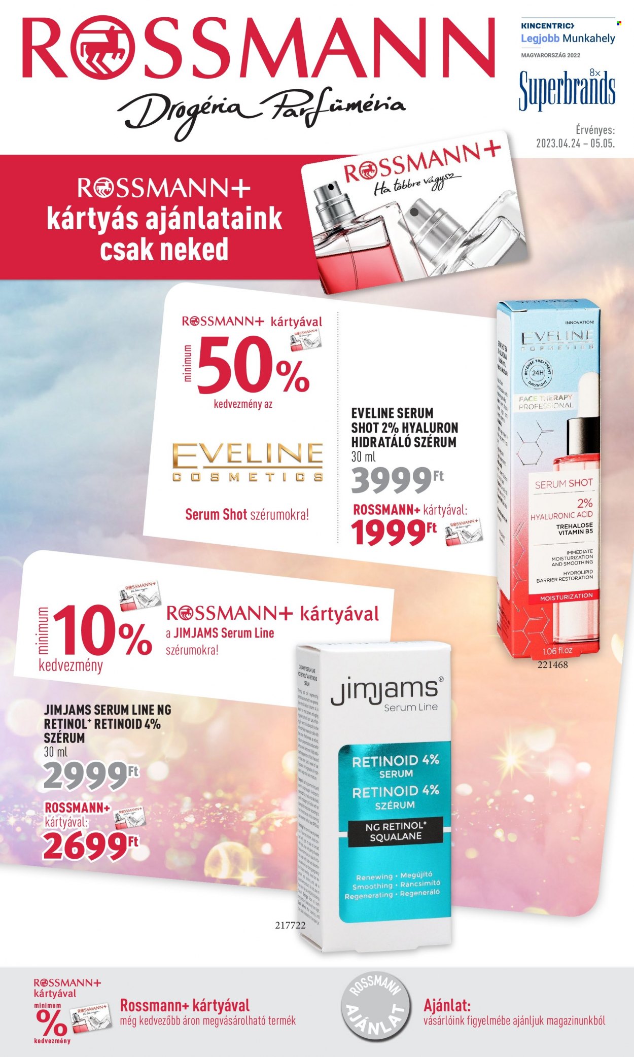 Rossmann akciós újságok - 2023.04.24 - 2023.05.05. Oldal 1