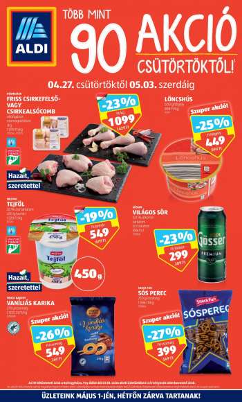 Újság Aldi - 2023.04.27 - 2023.05.03.