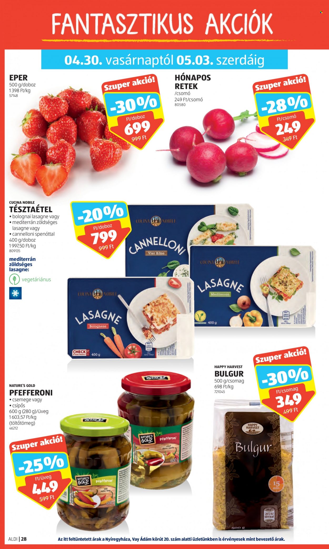 Aldi akciós újságok - 2023.04.27 - 2023.05.03. Oldal 30