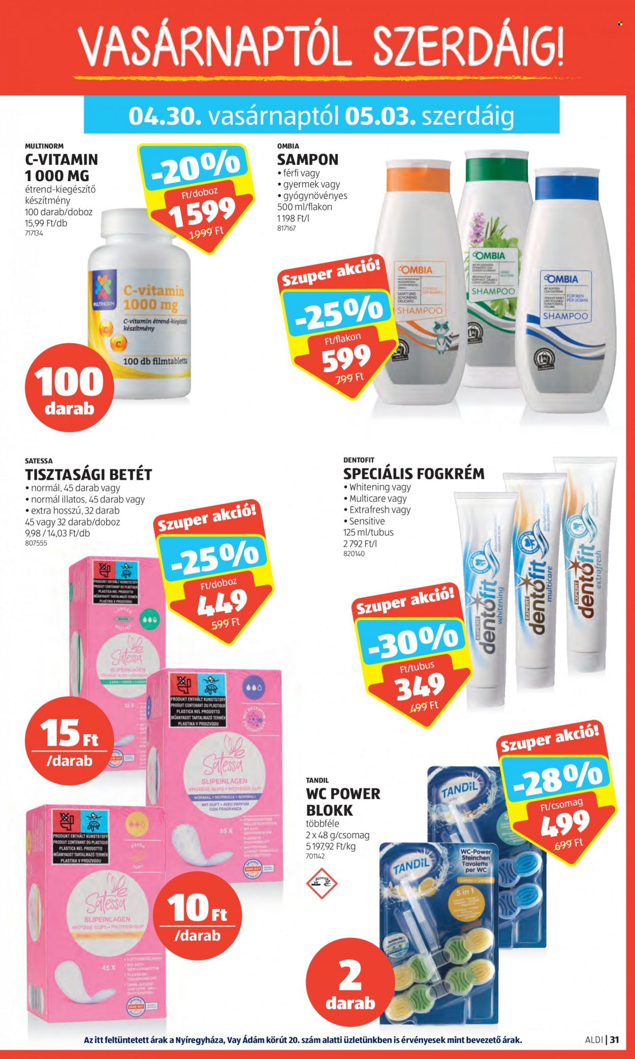 Aldi akciós újságok - 2023.04.27 - 2023.05.03. Oldal 33