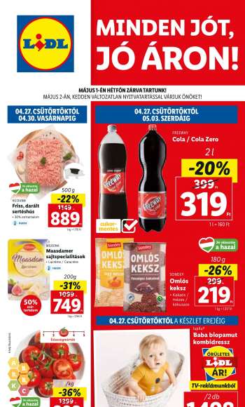 Újság Lidl - 2023.04.27 - 2023.05.03.
