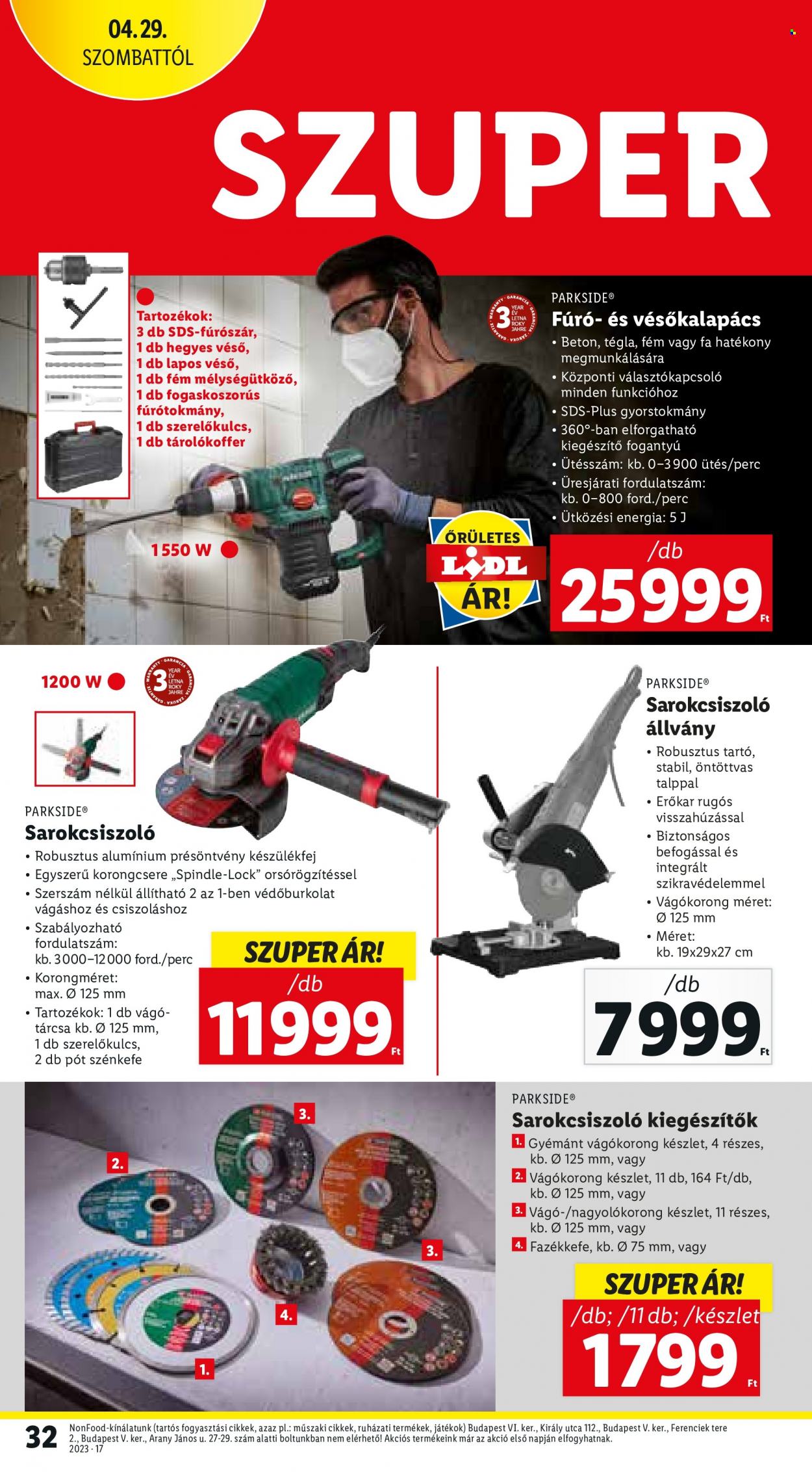 Lidl akciós újságok - 2023.04.27 - 2023.05.03. Oldal 32