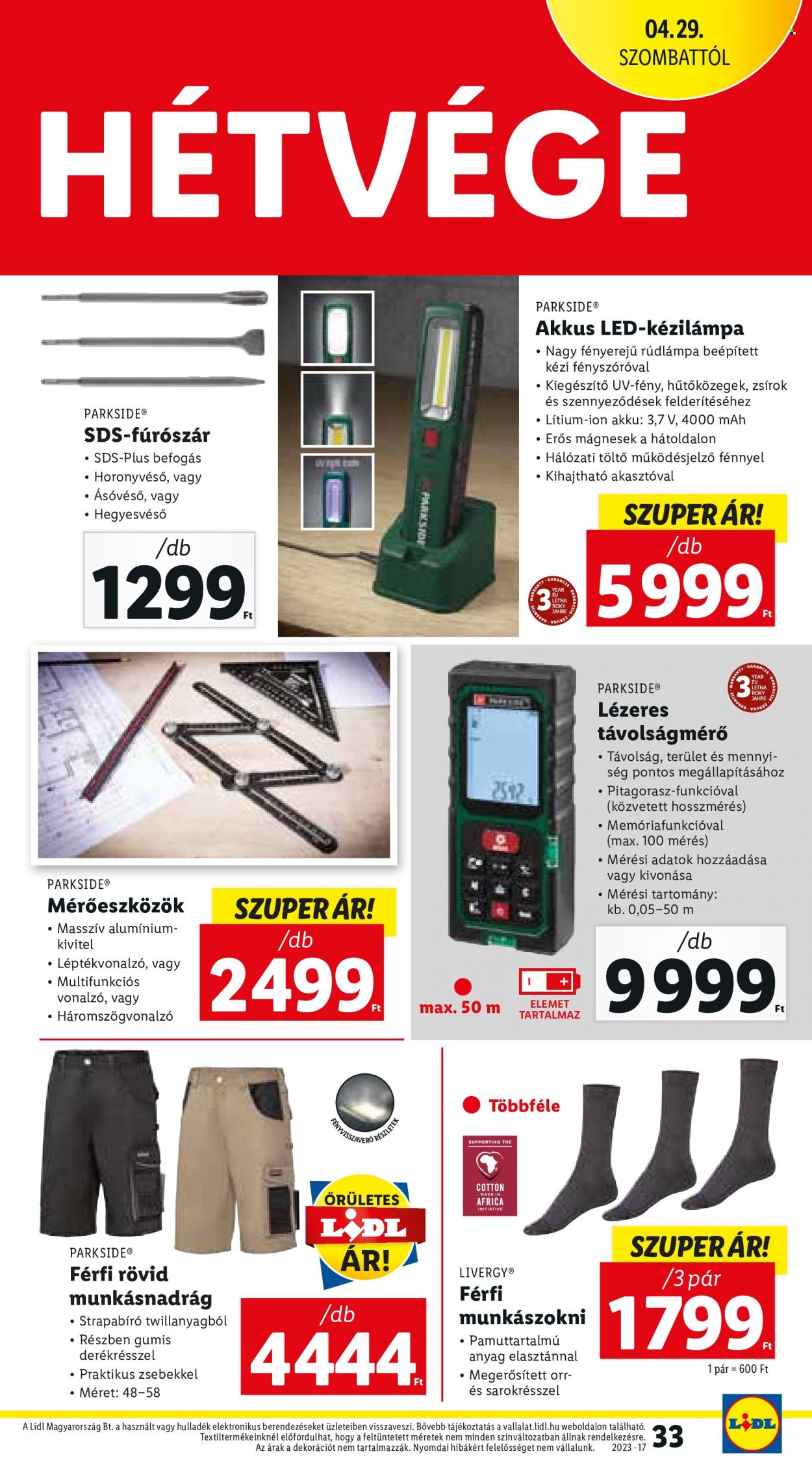Lidl akciós újságok - 2023.04.27 - 2023.05.03. Oldal 33