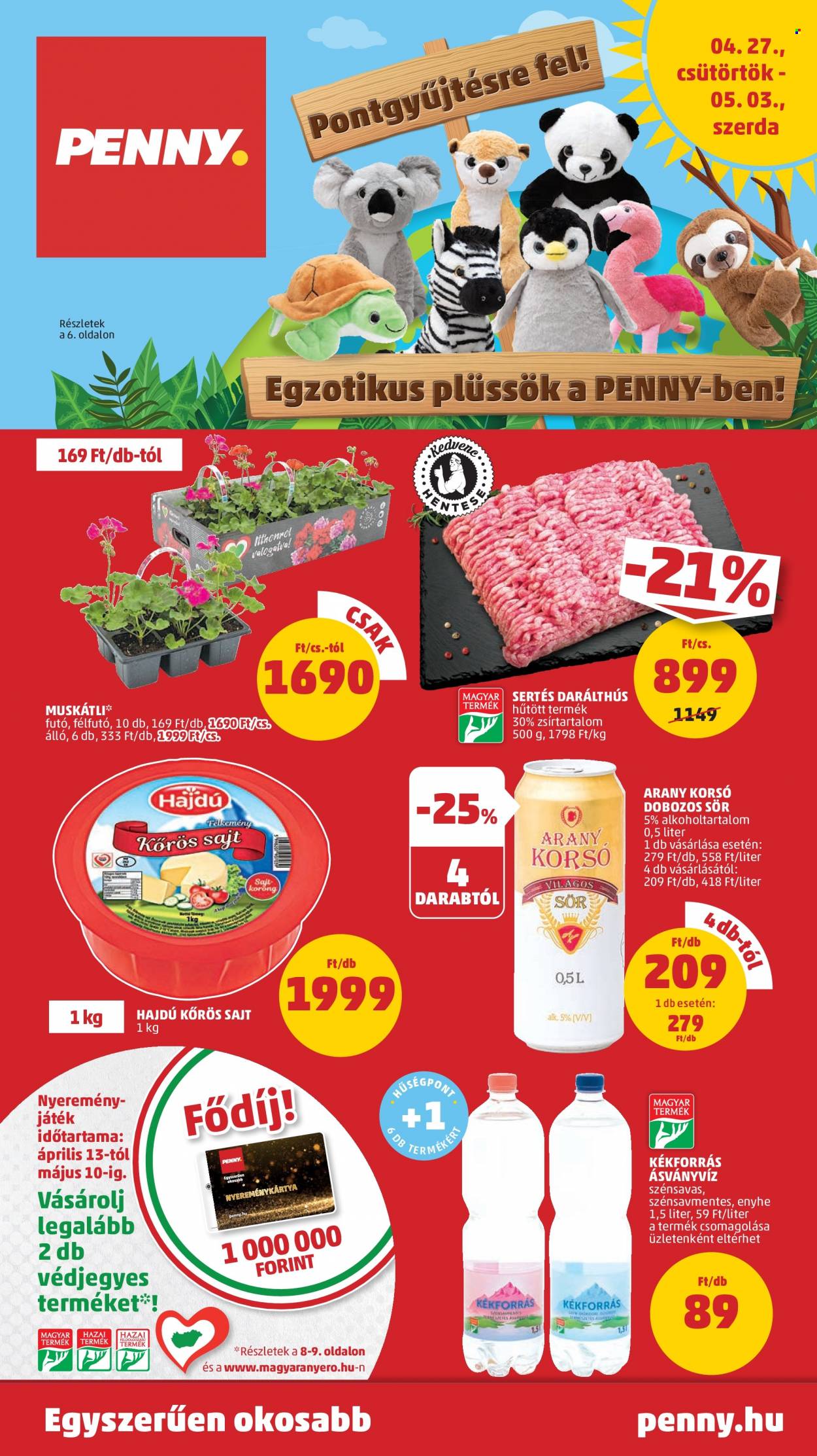 Penny Market akciós újságok - 2023.04.27 - 2023.05.03. Oldal 1