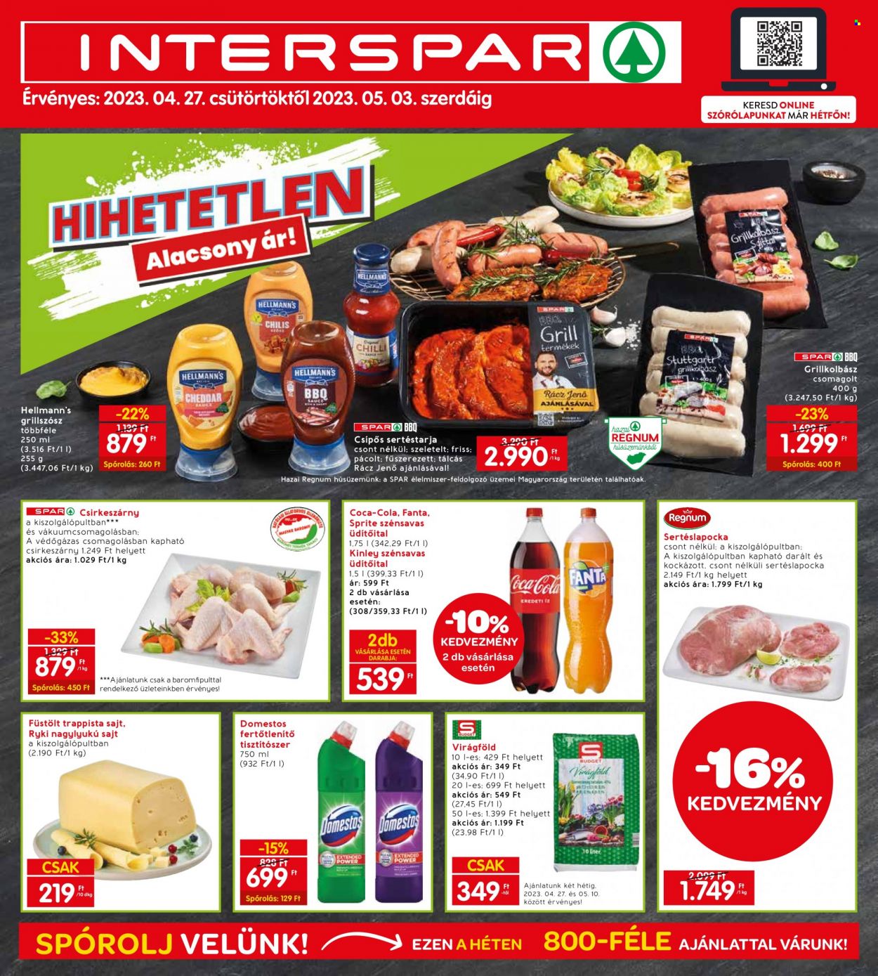 INTERSPAR akciós újságok - 2023.04.27 - 2023.05.03. Oldal 1