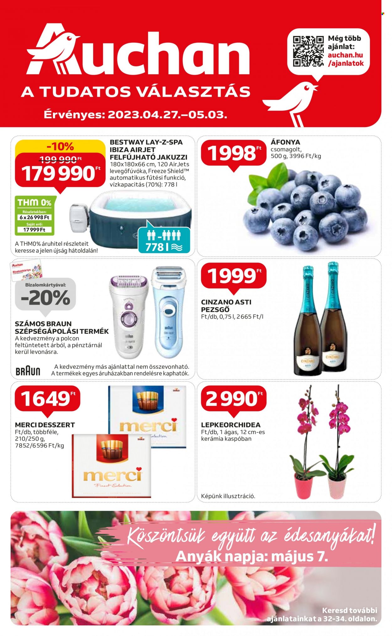 Auchan akciós újságok - 2023.04.27 - 2023.05.03. Oldal 1