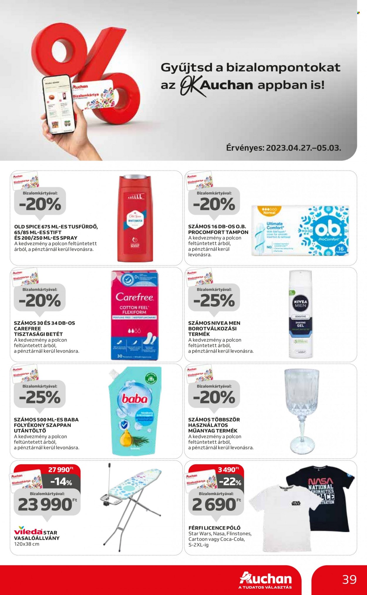 Auchan akciós újságok - 2023.04.27 - 2023.05.03. Oldal 39