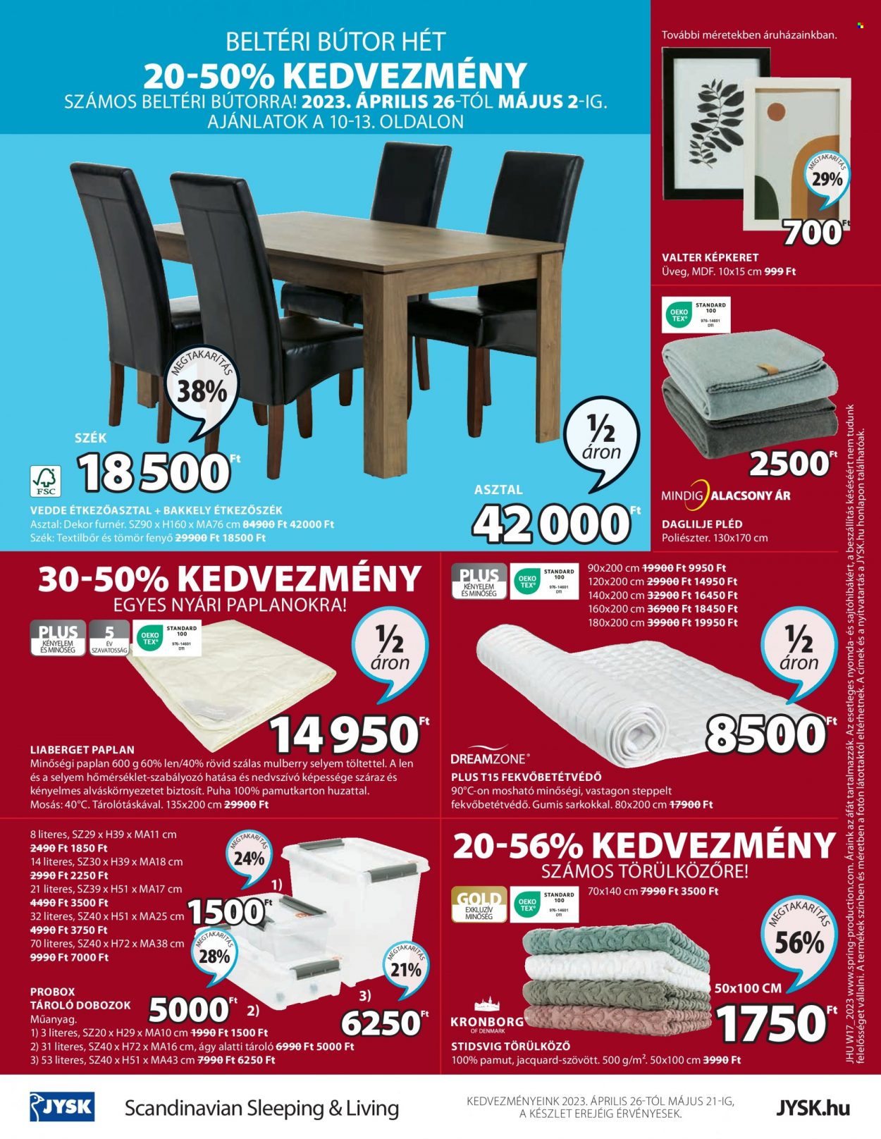 JYSK akciós újságok - 2023.04.26 - 2023.05.21. Oldal 24