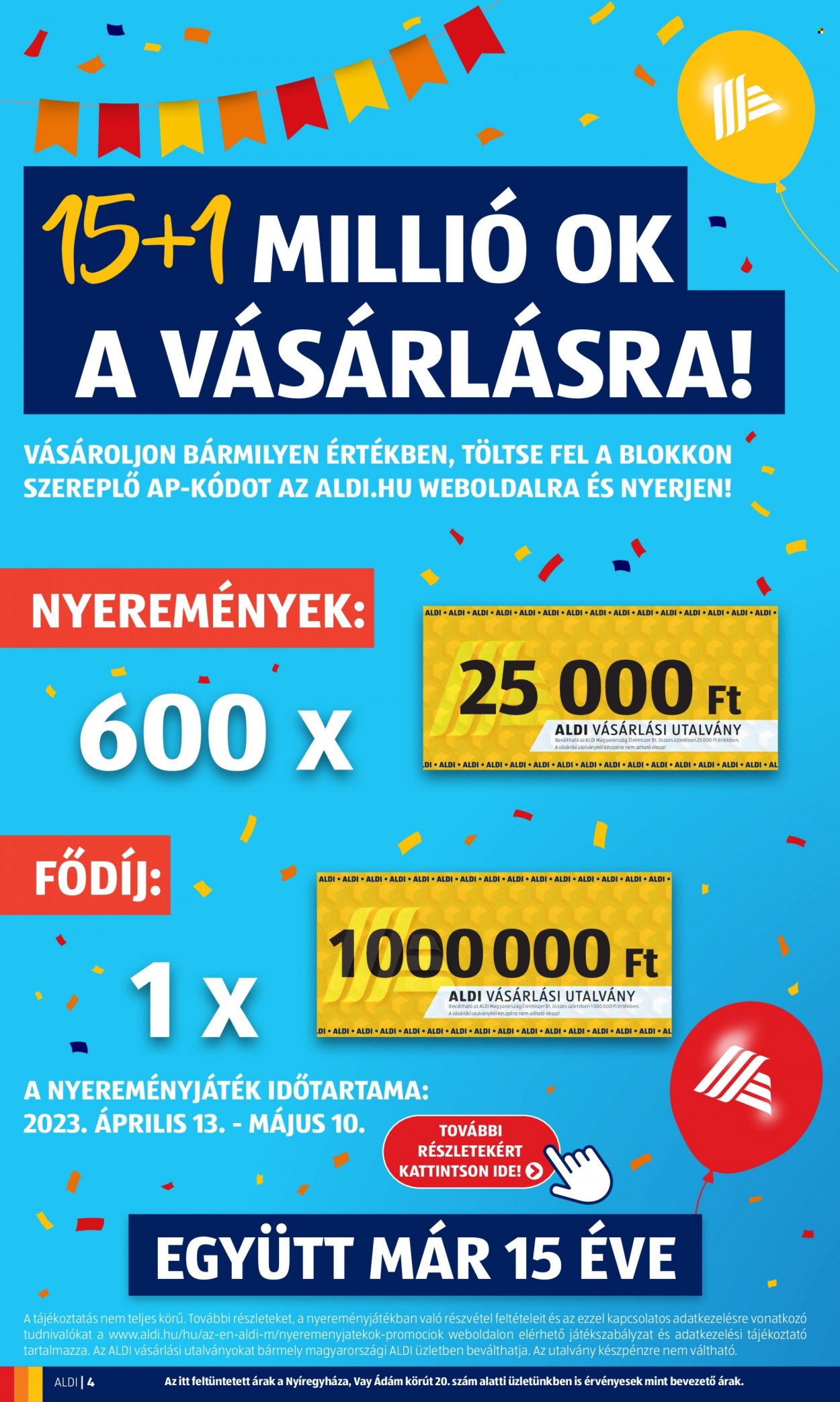 Aldi akciós újságok - 2023.05.04 - 2023.05.10. Oldal 4