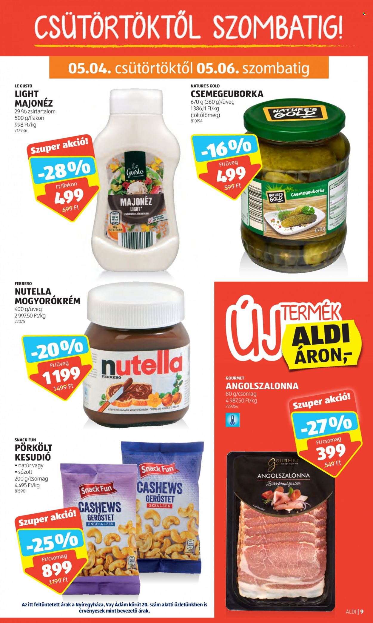 Aldi akciós újságok - 2023.05.04 - 2023.05.10. Oldal 9
