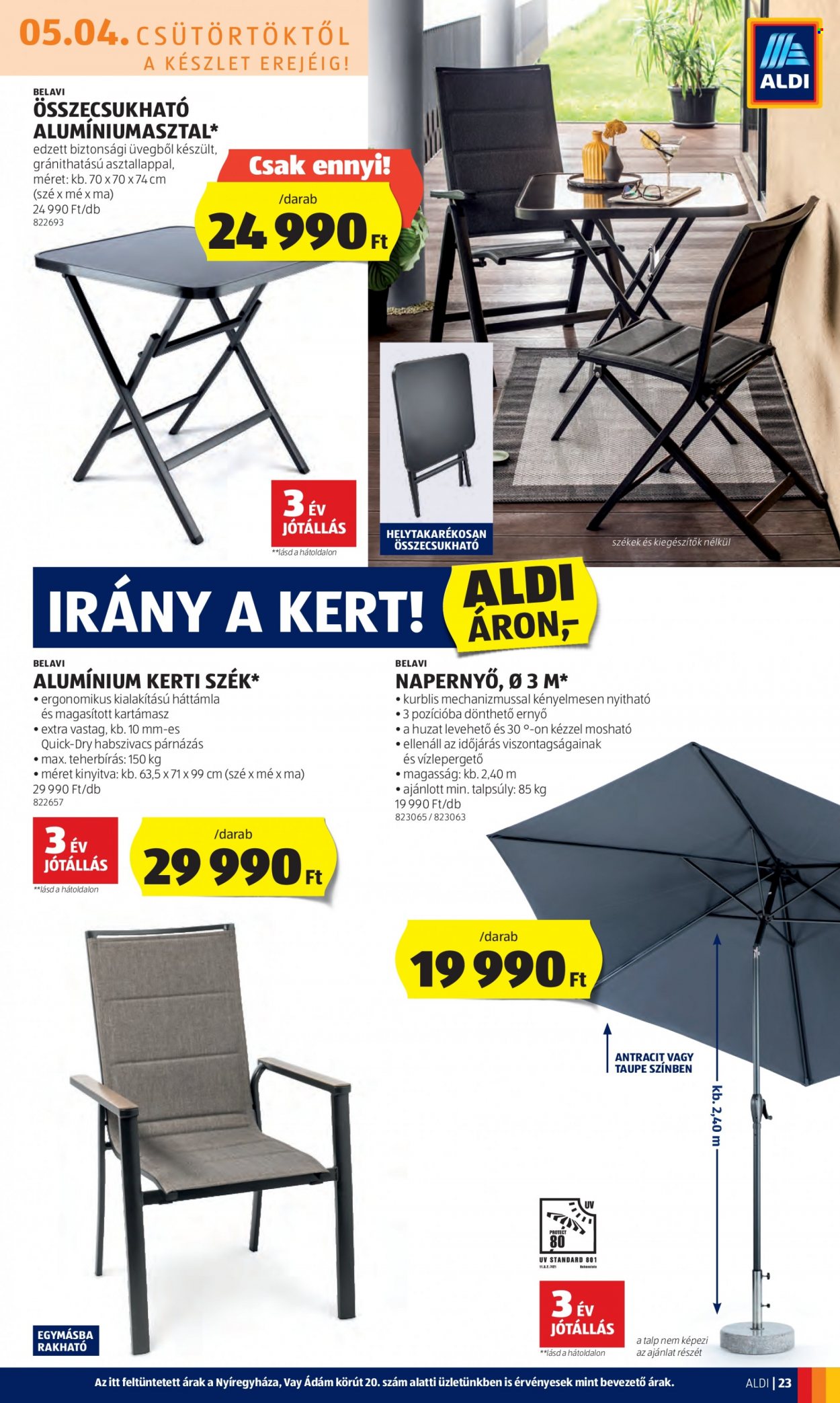 Aldi akciós újságok - 2023.05.04 - 2023.05.10. Oldal 25
