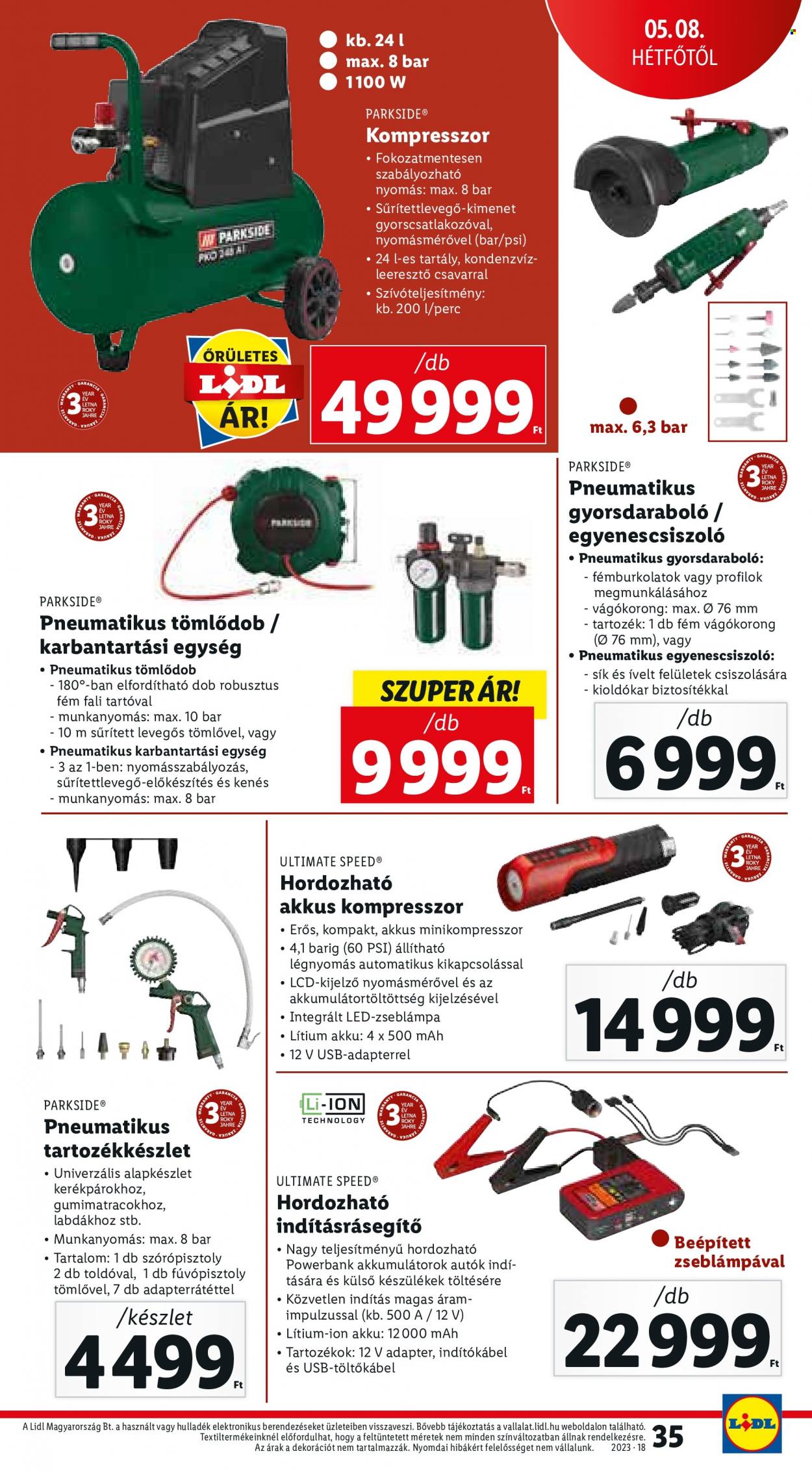 Lidl akciós újságok - 2023.05.04 - 2023.05.10. Oldal 35