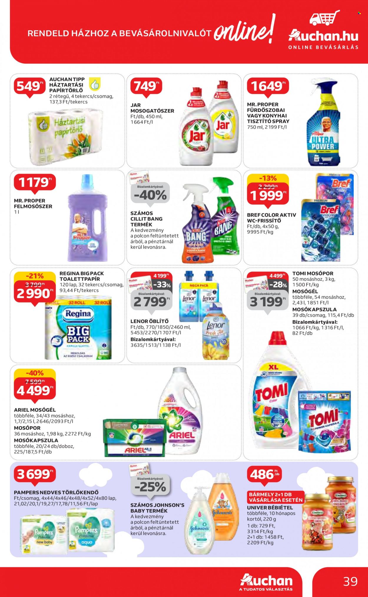 Auchan akciós újságok - 2023.05.04 - 2023.05.10. Oldal 39