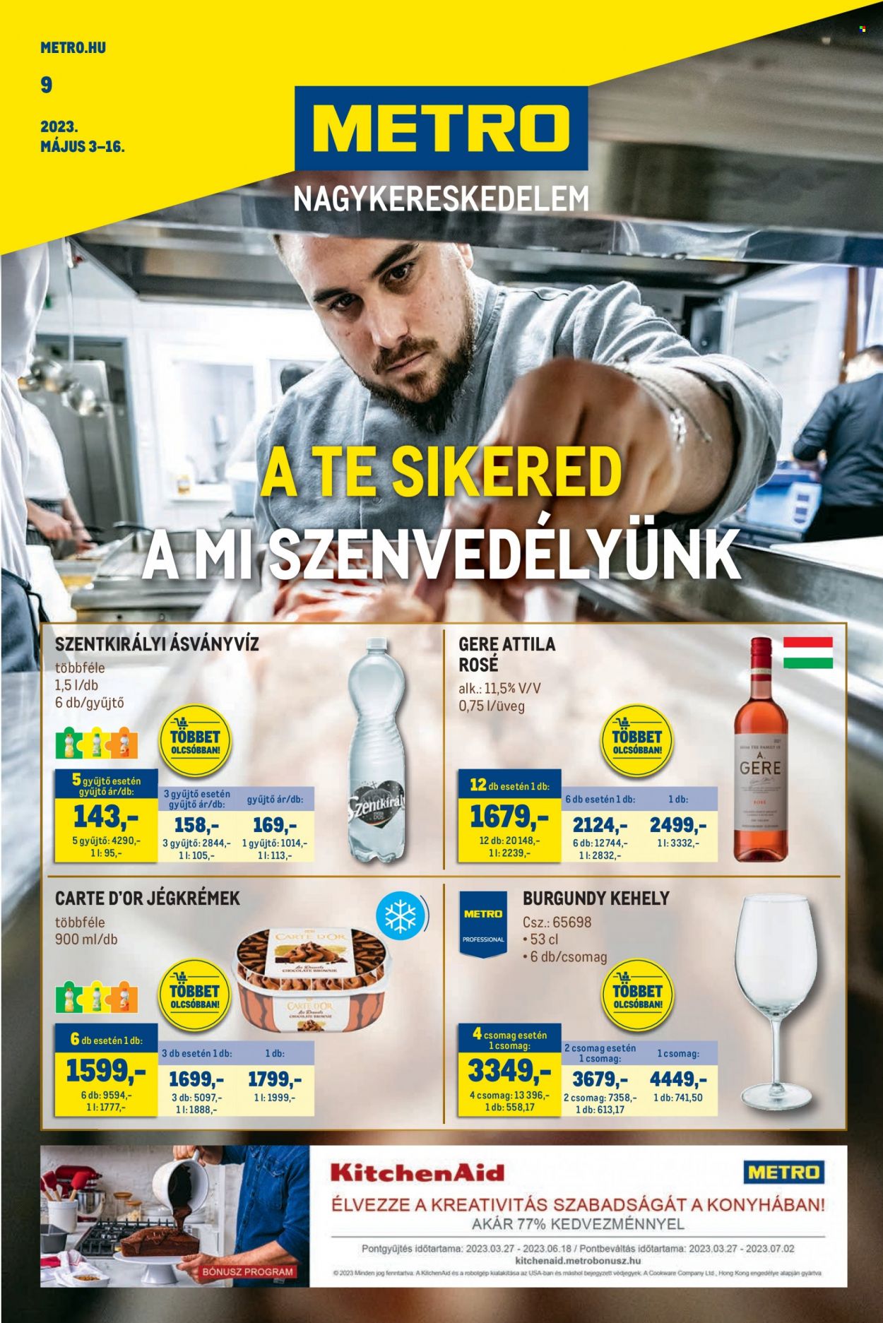 Metro akciós újságok - 2023.05.03 - 2023.05.16. Oldal 1