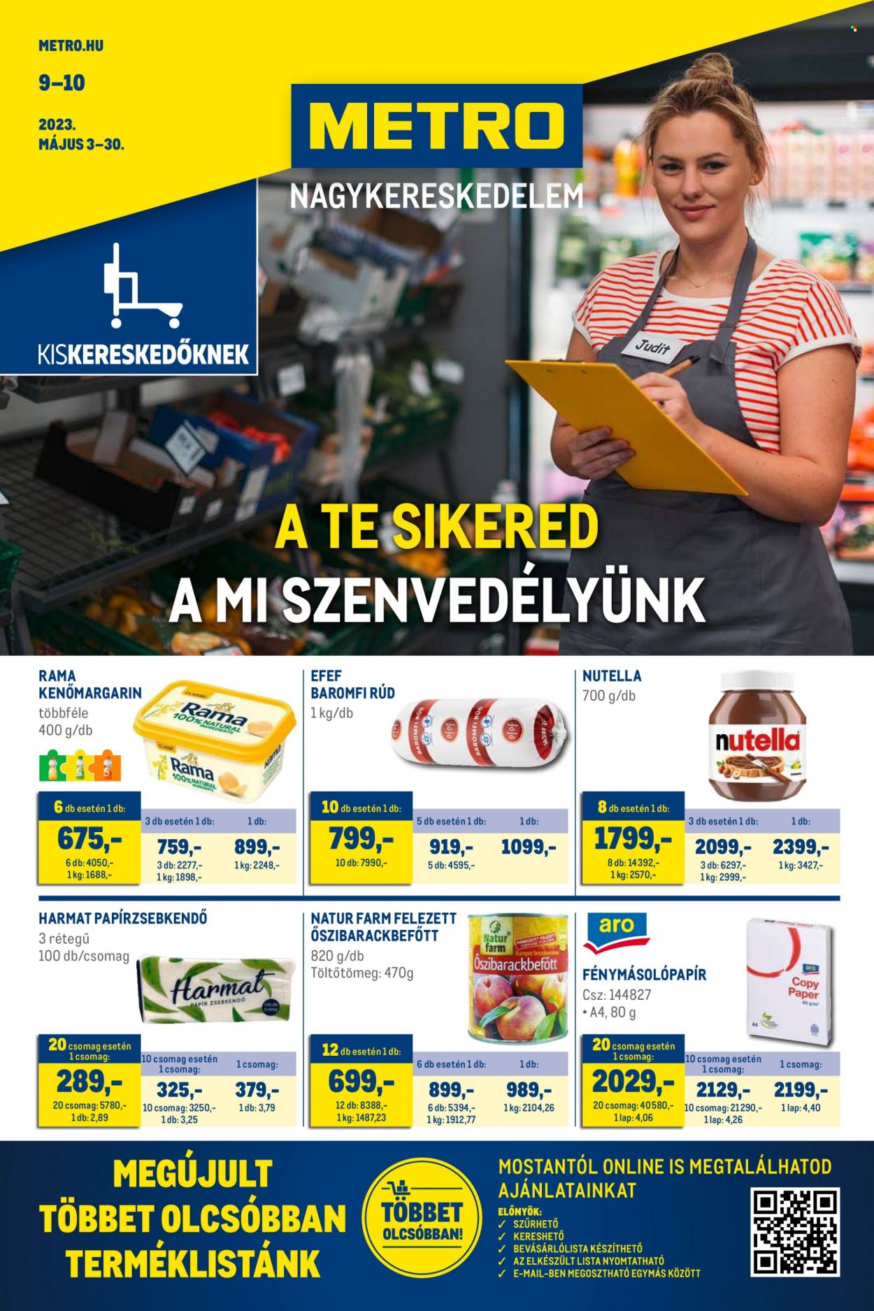 Metro akciós újságok - 2023.05.03 - 2023.05.30. Oldal 1