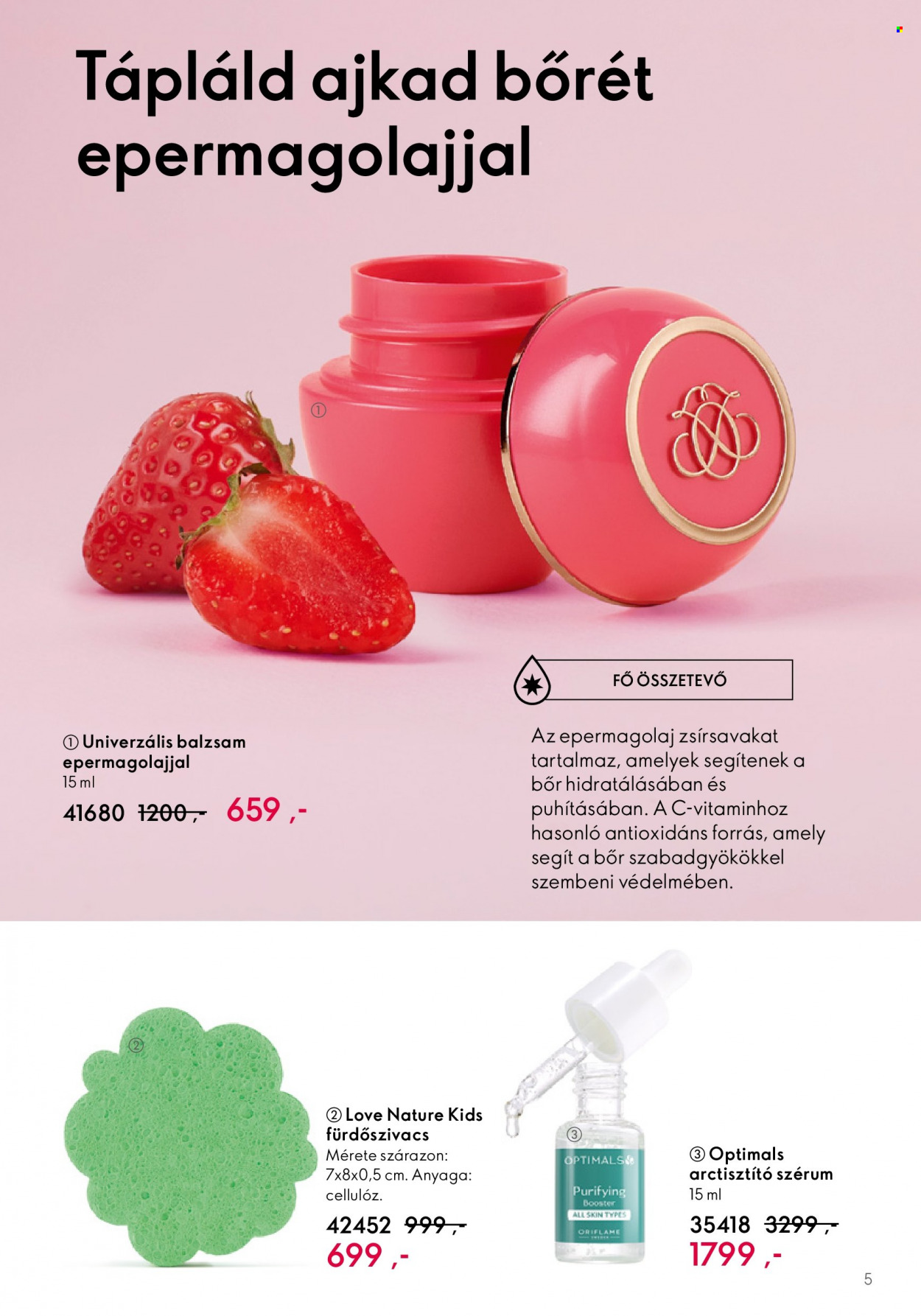Oriflame akciós újságok - 2023.05.03 - 2023.05.23. Oldal 5