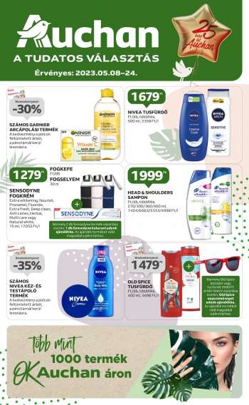 Újság Auchan - 2023.05.08 - 2023.05.24.