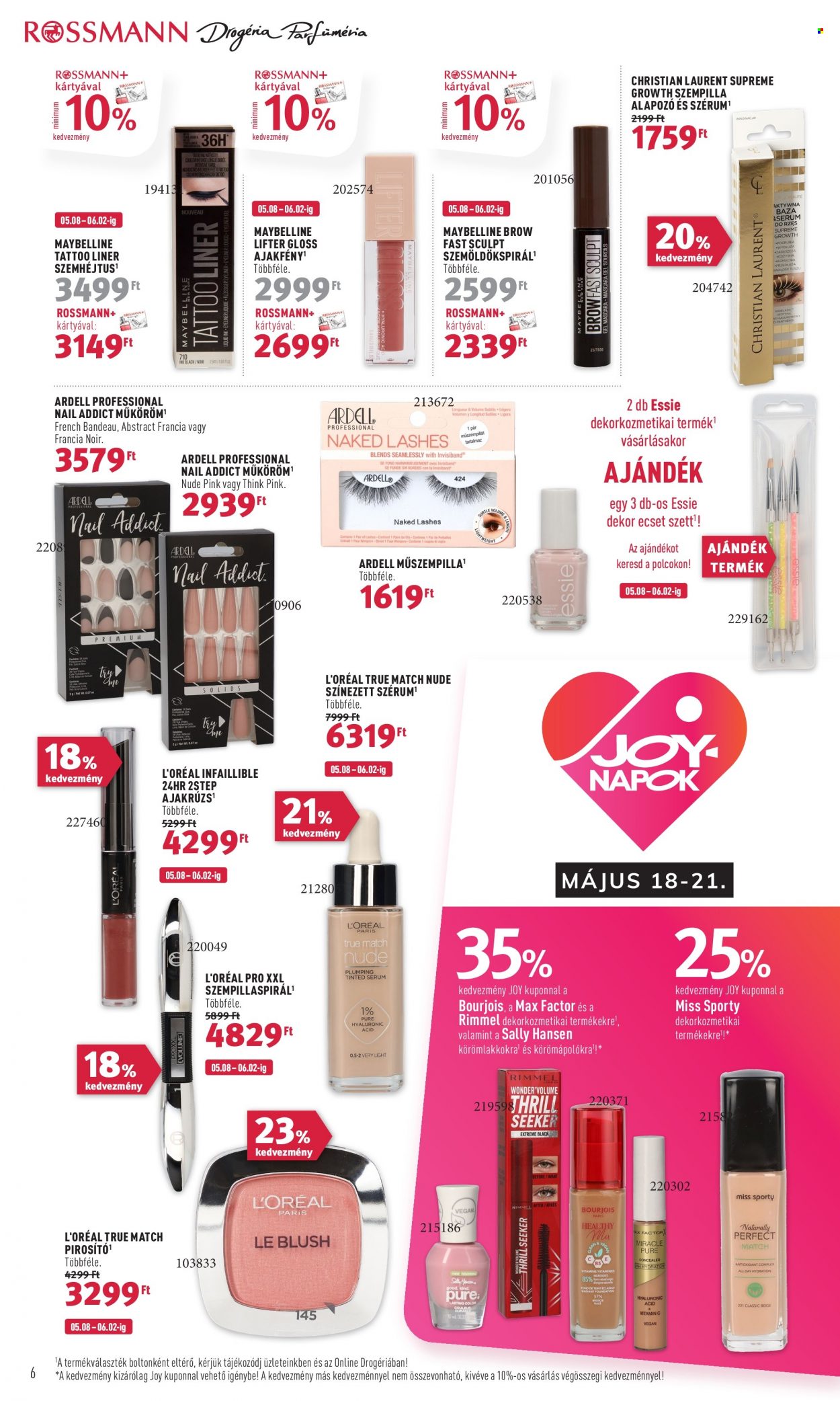 Rossmann akciós újságok - 2023.05.08 - 2023.05.19. Oldal 6