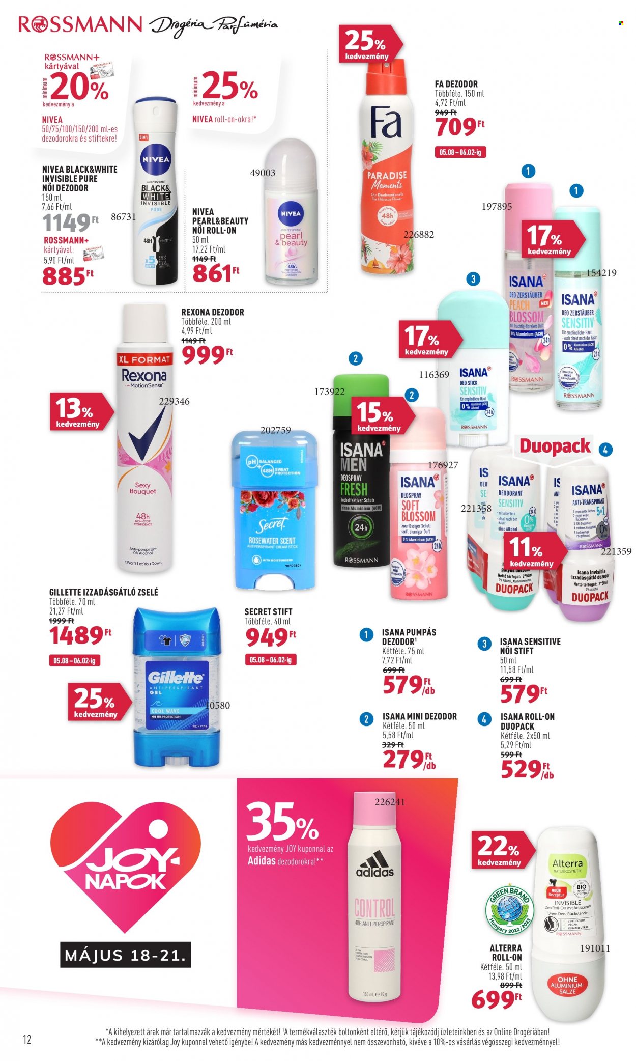 Rossmann akciós újságok - 2023.05.08 - 2023.05.19. Oldal 12